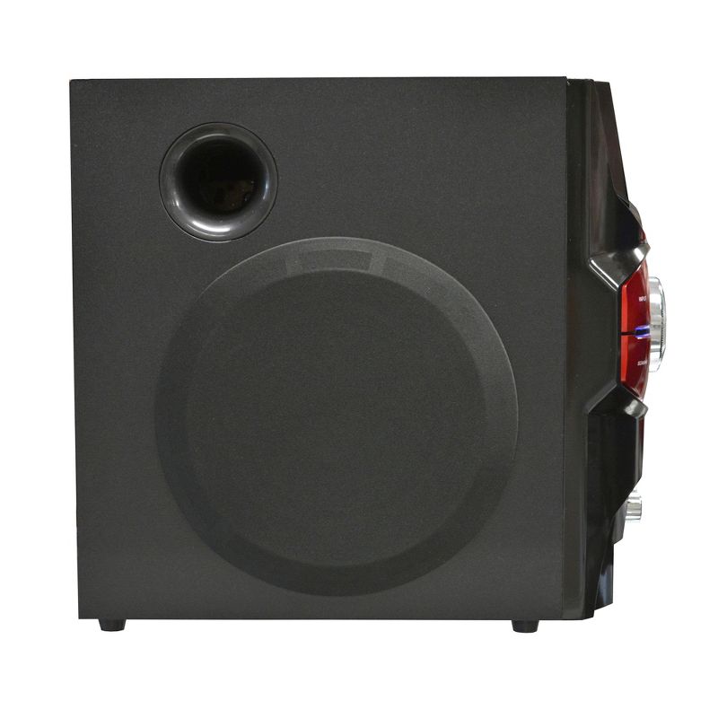 Studio Z ZMX-3000 3 Piece Home Audio Music Sound System with 3 Inch Speakers, 6.5 Inch Subwoofer, USB Port, Mic Port, SD Card Slot, and Remote Control