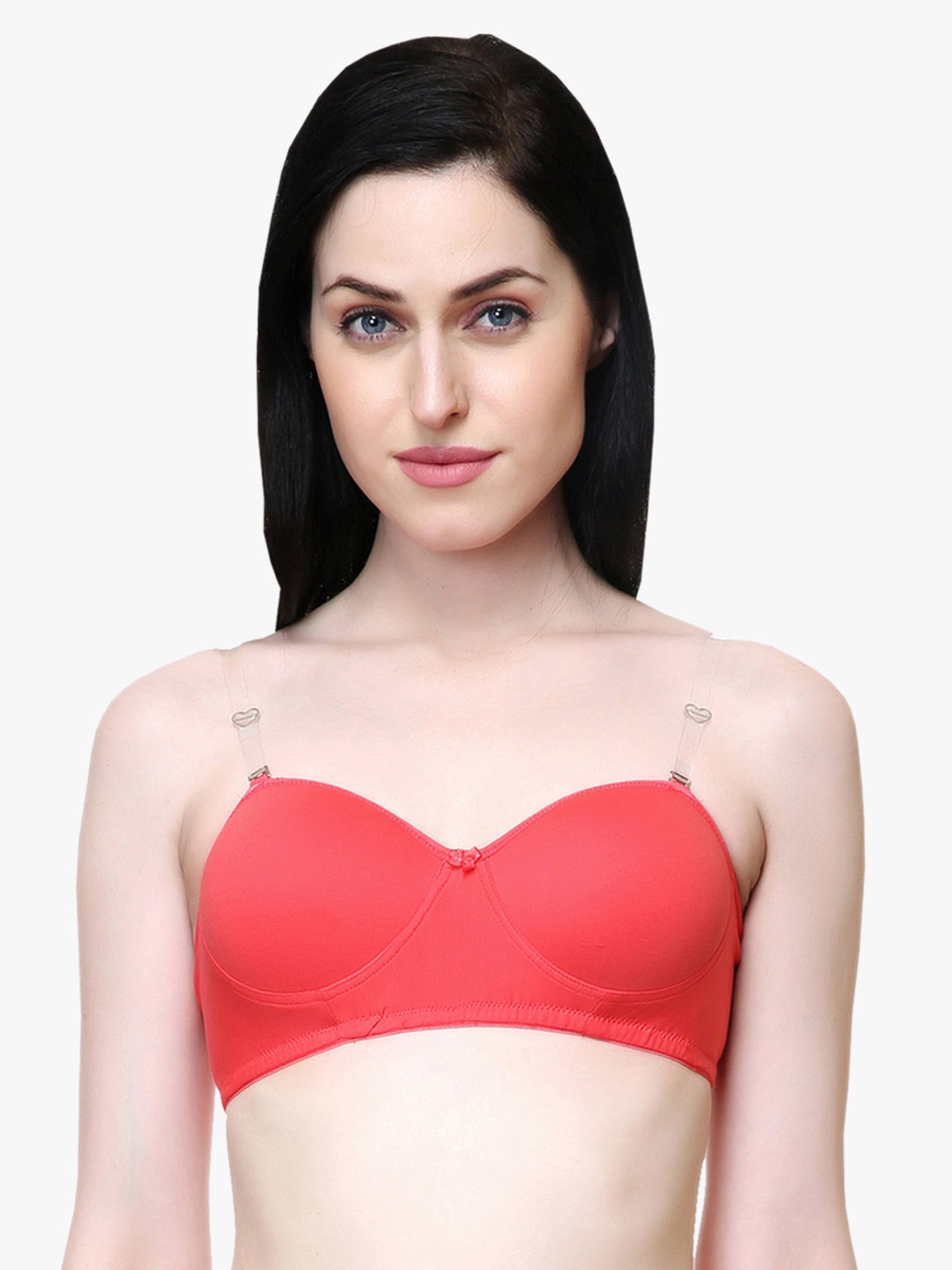Lady Lyka Multicolor Non Wired Padded T-Shirt Bra (Pack Of 2)