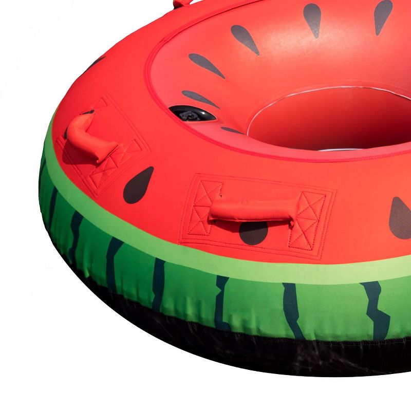 Swimline Watermelon Inflatable Single Rider Lake Ocean Water Towable Tube Float