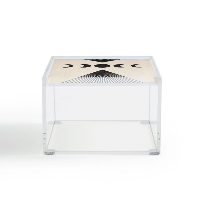 Olivia & May Set of 3 Weave Baskets with Wooden Lids