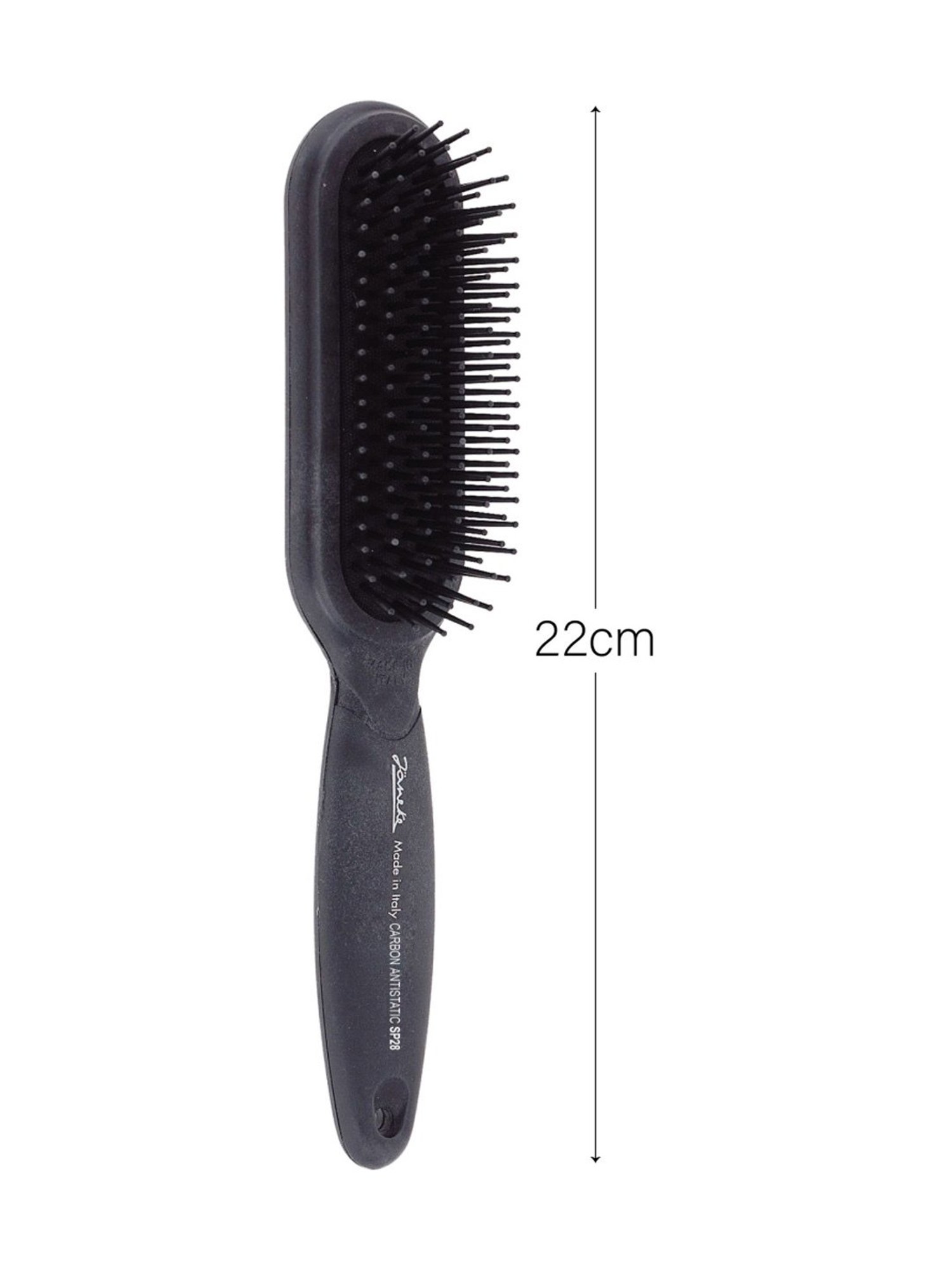 Janeke 1830 Professional Anti-Static Carbon Fibre Range Hair Brush - 22 cm