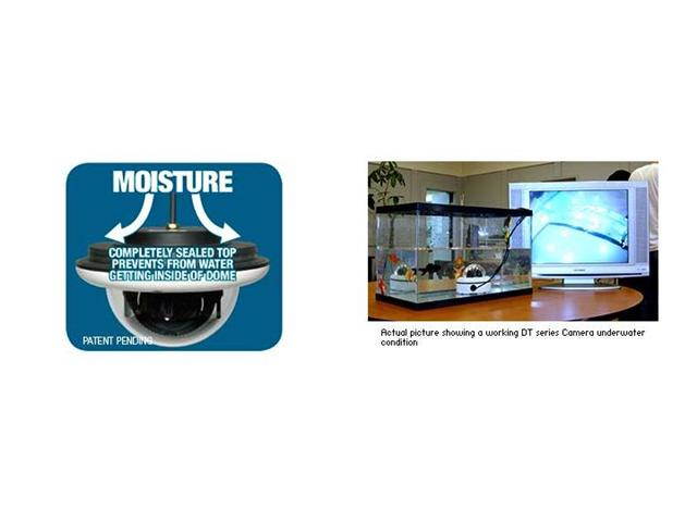 Eyemax DT 612V STORM Vandal Dome Camera: 650 TVL, 3D DNR, 2.8~12mm, OSD Dual Power Optional