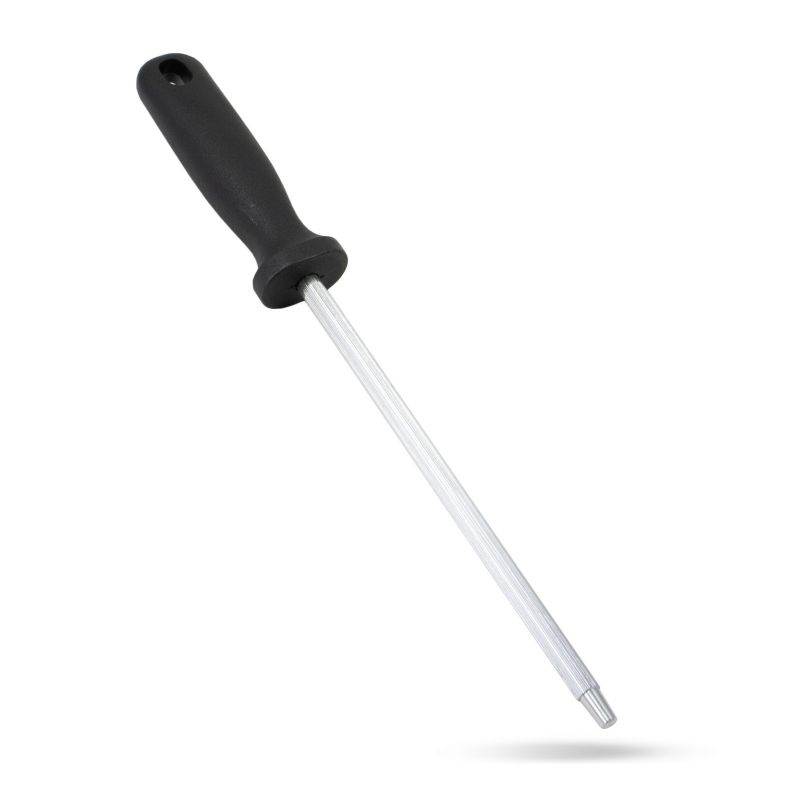 Chefs Kitchen Home Knife Sharpening Steel Rod Industrial Grade - 12 inch