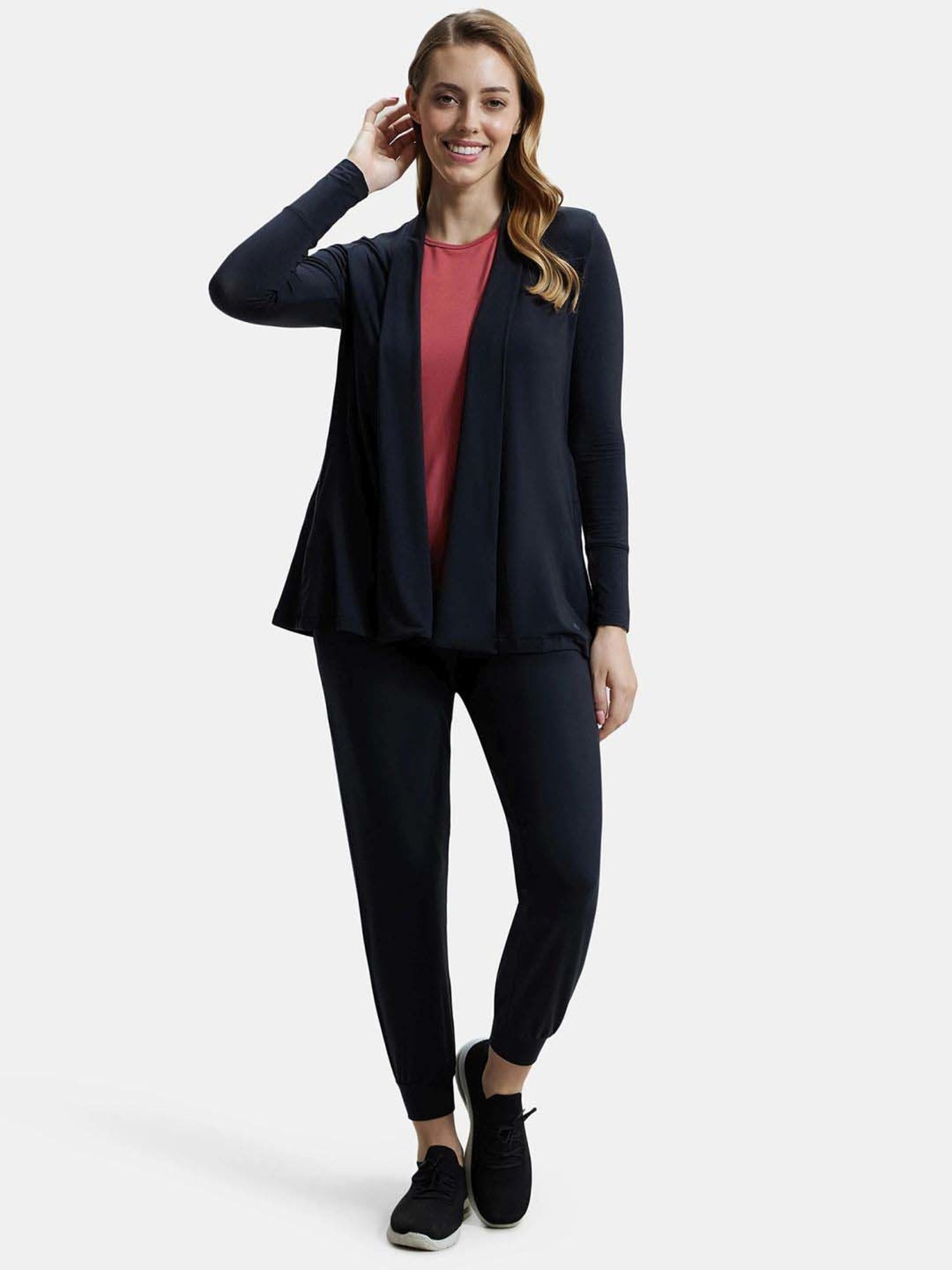 Jockey Black Plain Shrug