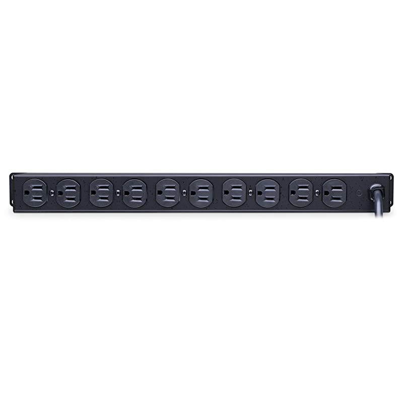 CPS1215RM Basic PDU 120V15A 10 Outlets 15ft Power Cord 1U Rackmount