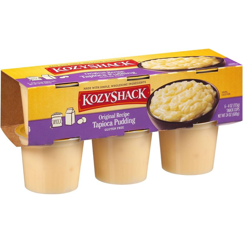 Kozy Shack Original Tapioca Pudding Cups - 4oz/6ct