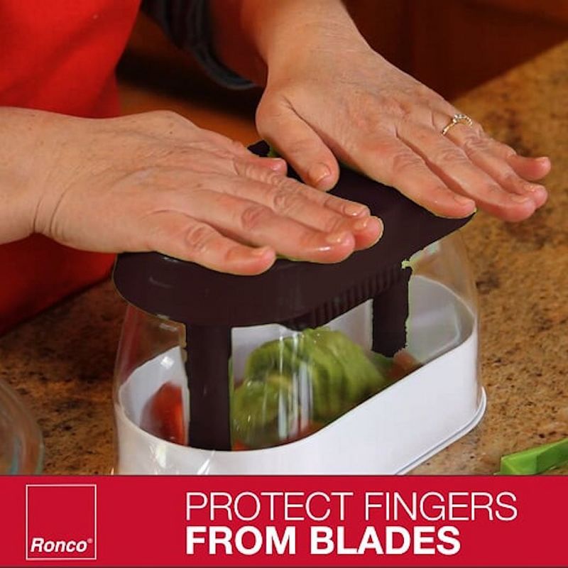 Ronco Veg-O-Matic Deluxe, Fruit and Vegetable Chopper, Dishwasher Safe(BLACK)