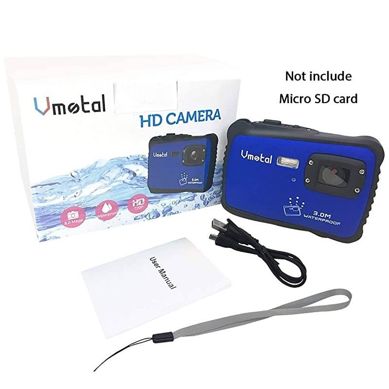 Kids Waterproof Camera,  Digital Camera for Kids 2.0 Inch TFT Display Children Kids Digital Camera (Yellow)