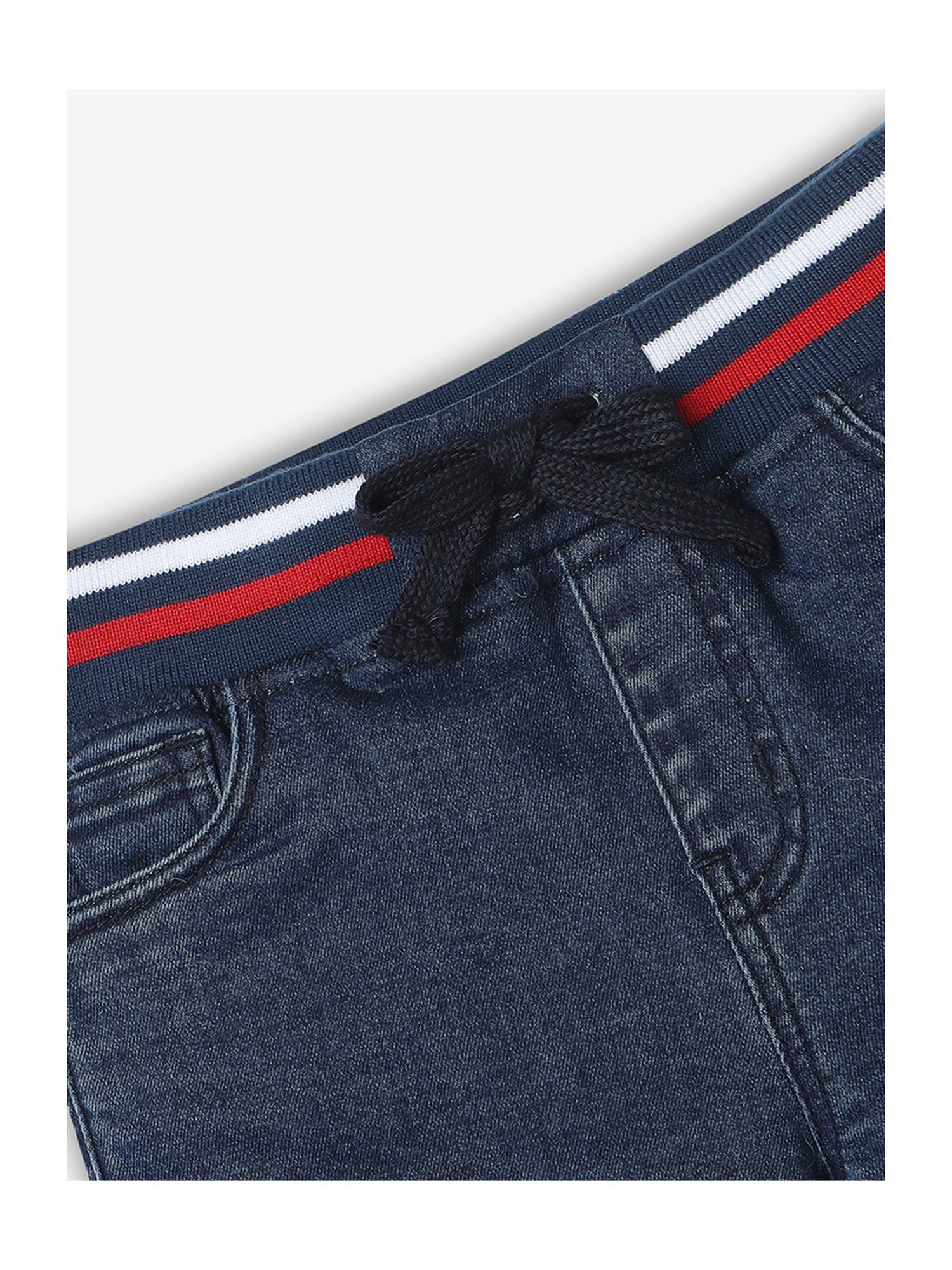 Ed-a-Mamma Boys Blue Solid Shorts
