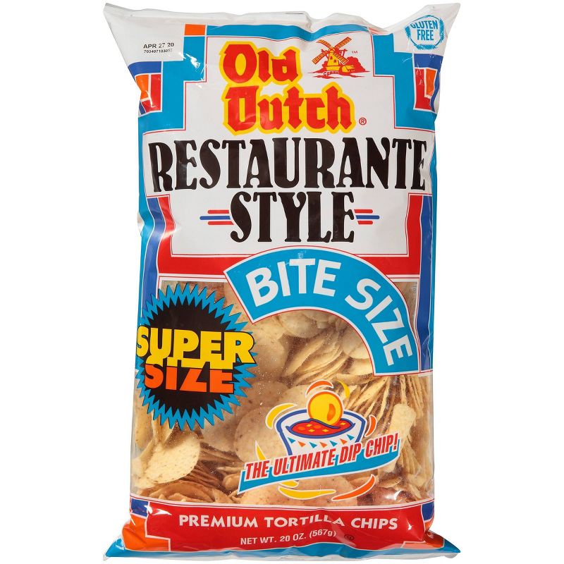 Old Dutch Restaurante Style Premium Tortilla Chips - 20oz