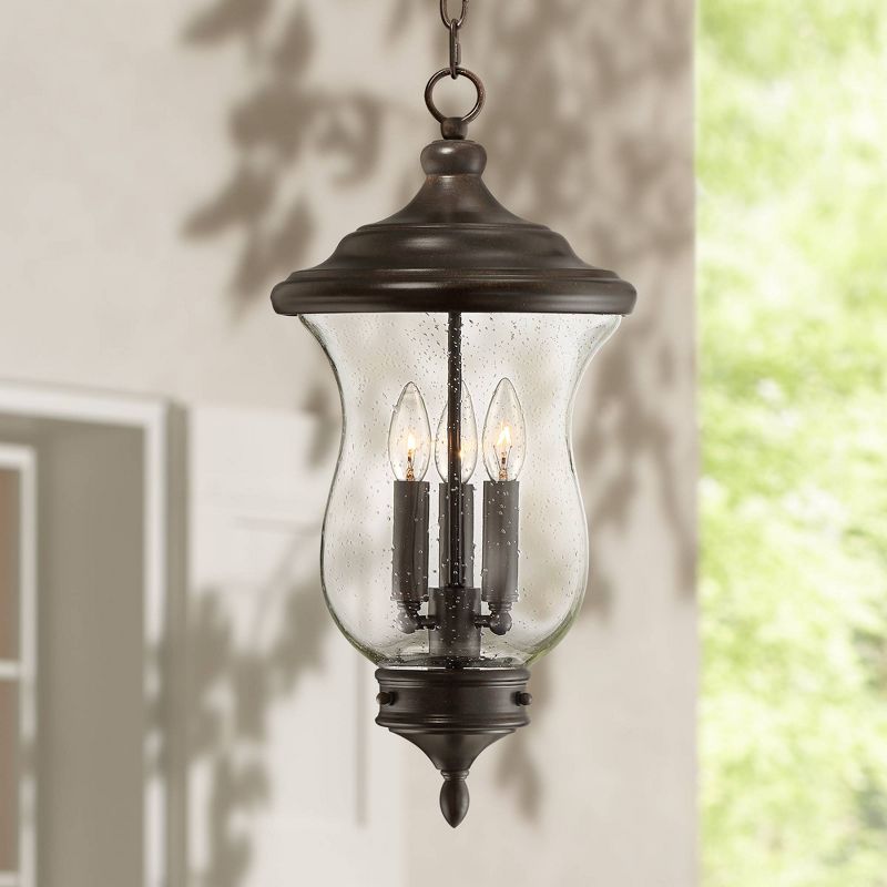 Bel Air Lighting Outdoor Hanging Pendant Black