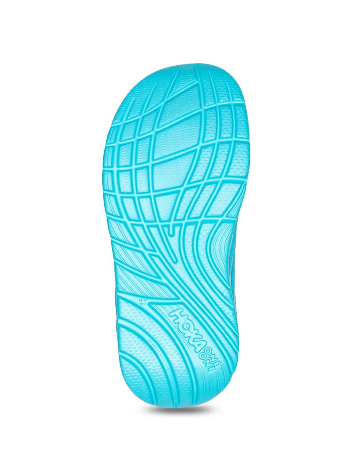 Hoka Men's ORA Recovery Aqua Blue Slides
