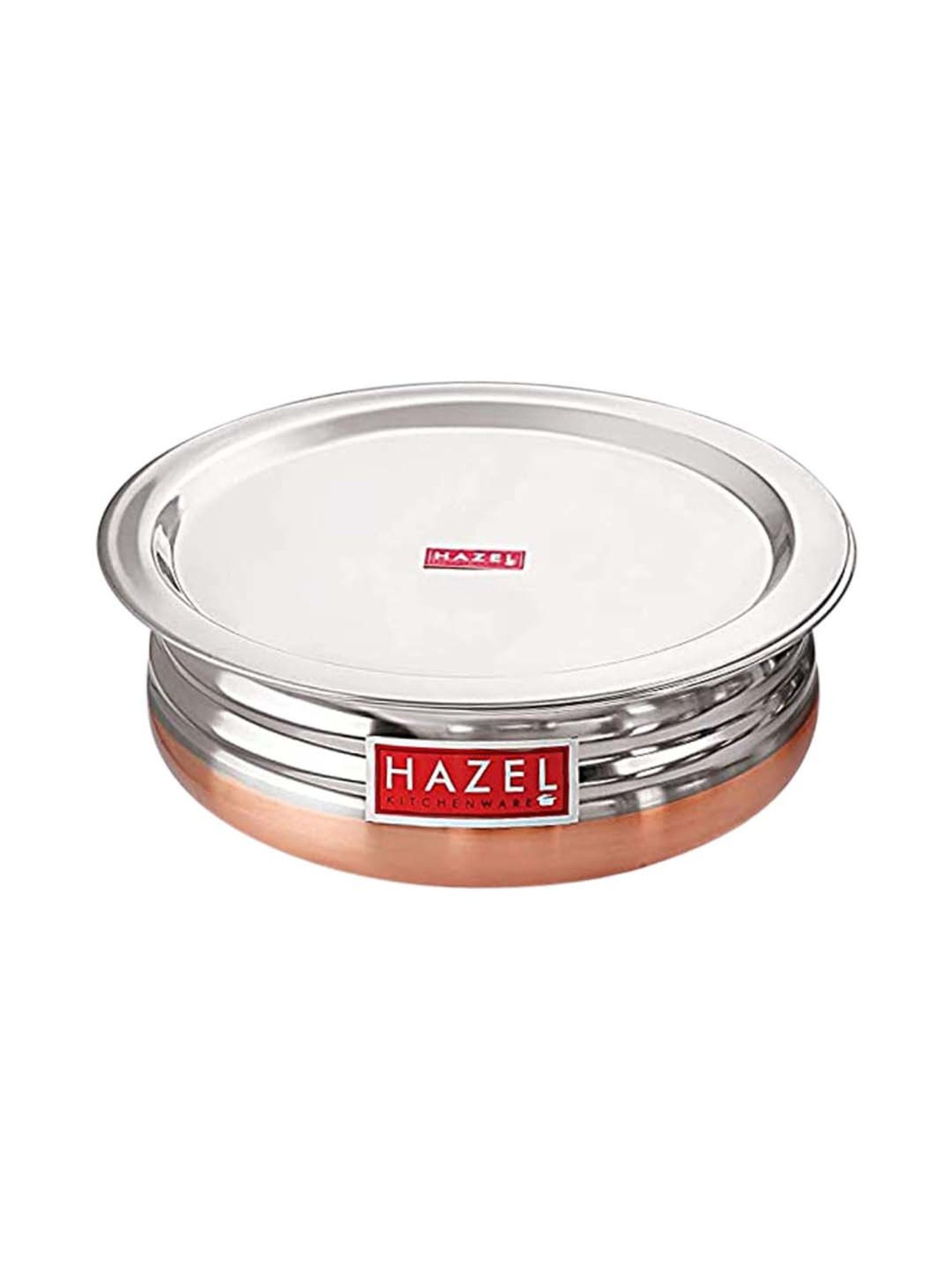 Hawkins Silver & Transparent Stainless Steel 19 cm Gas Compatible Handi With Lid (2 L) - Set of 1