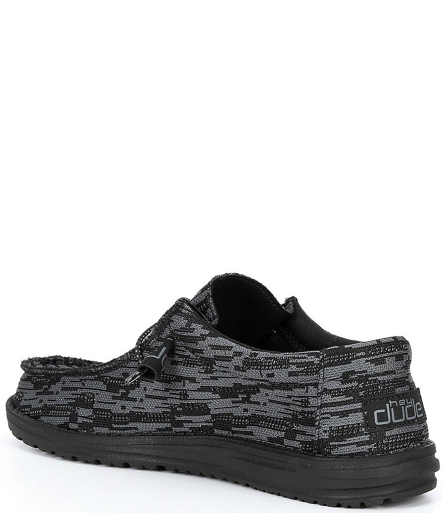 Hey Dude Men's Wally Sox Camo Print Washable Slip-Ons