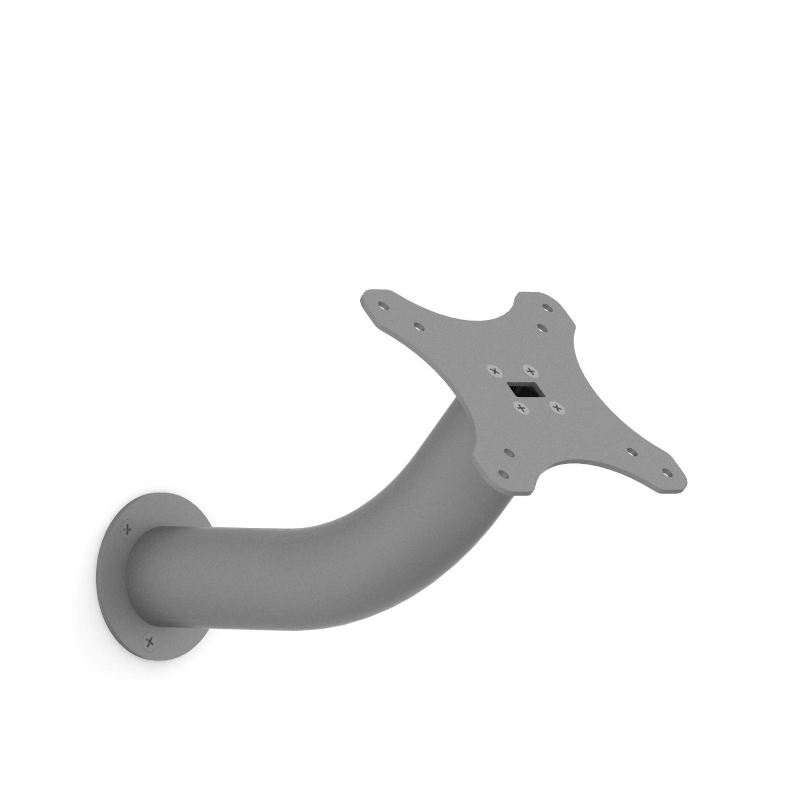 Fixed Surface Mount VESA 75/100 - Light Grey