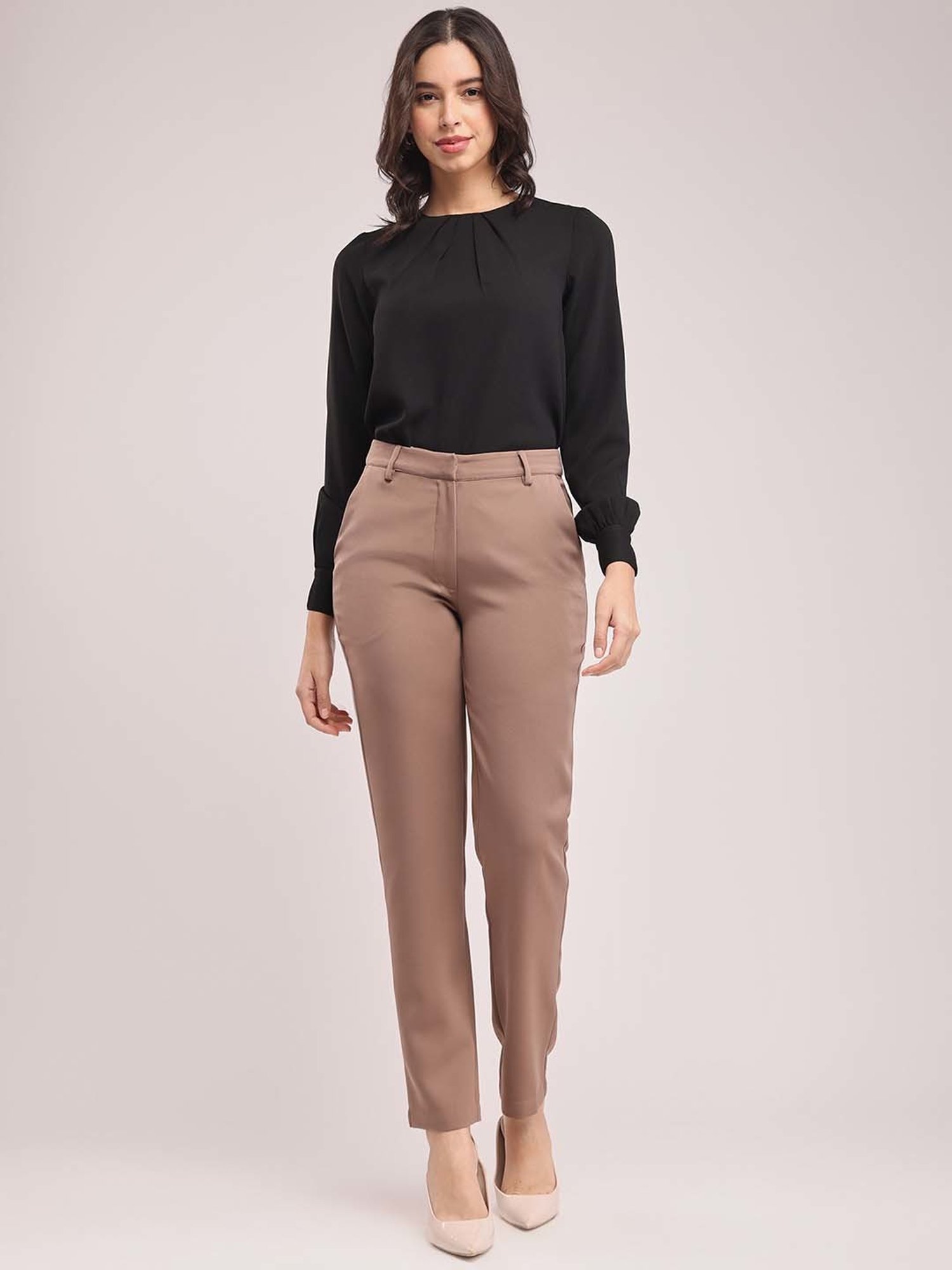 Fablestreet Black Relaxed Fit Top