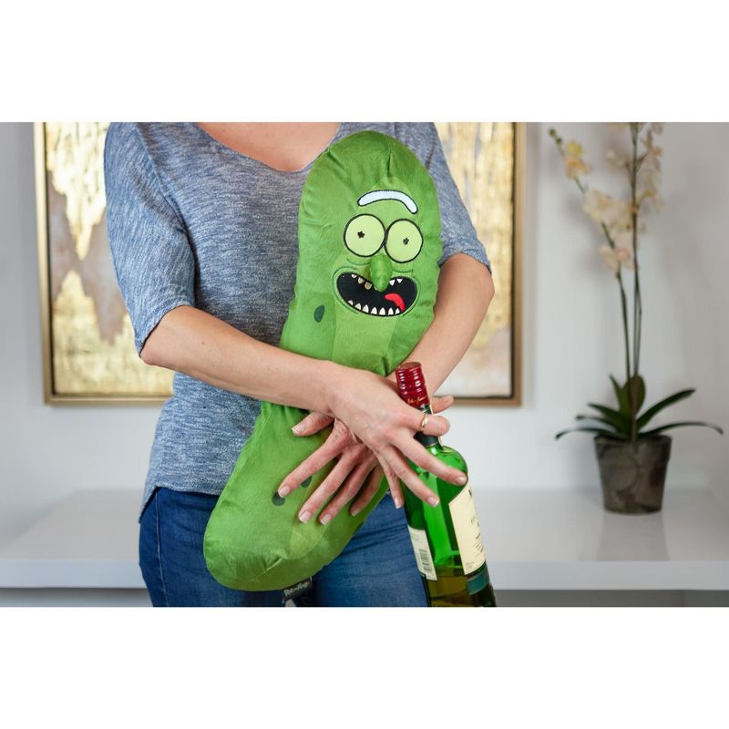 Franco Manufacturing Co Rick and Morty 20" Pickle Rick Plush Pillow