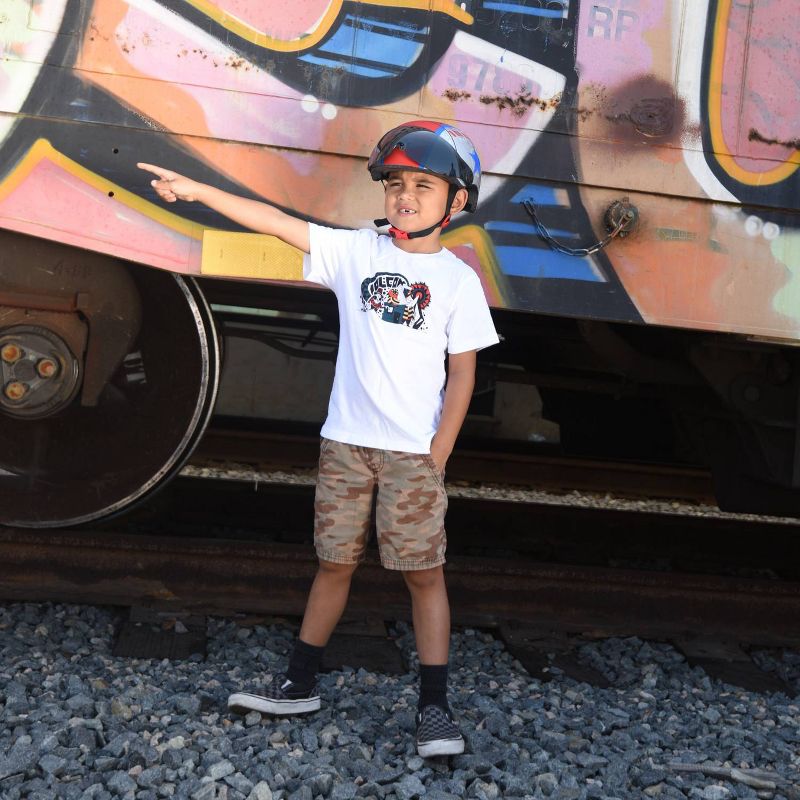 Raskullz Flying Ace Child Helmet with Shield