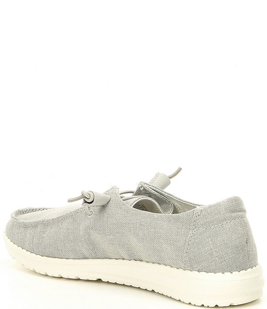 Hey Dude Women's Wendy Washable Chambray Slip-Ons