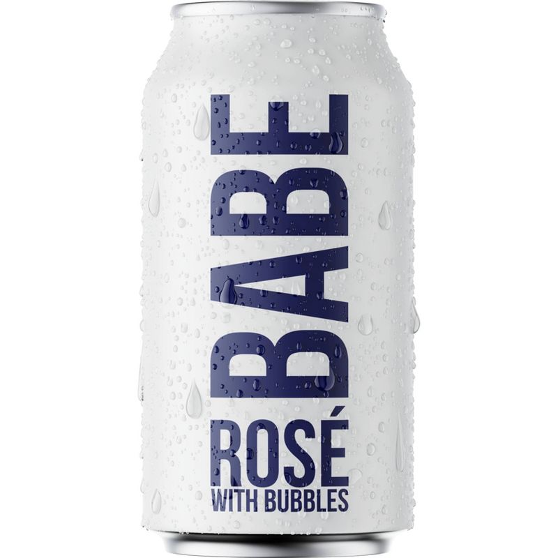 Babe Rosé with Bubbles Wine - 375ml Can