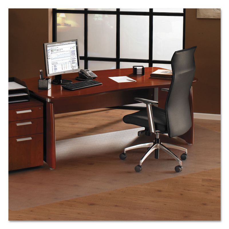 5'x5' Rectangle Solid Office Chair Mat Clear - Floortex