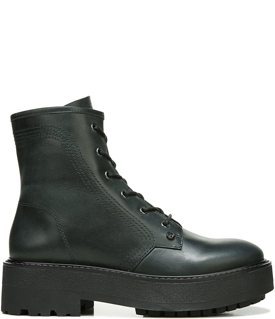 Franco Sarto Jensine Leather Combat Booties