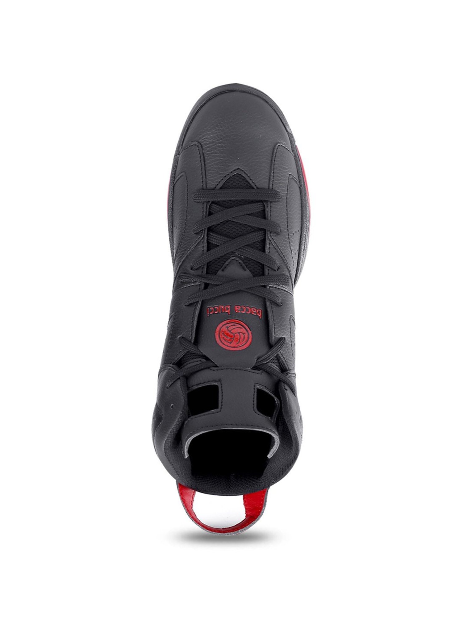 Bacca Bucci Men's STUNNER Black Ankle High Sneakers