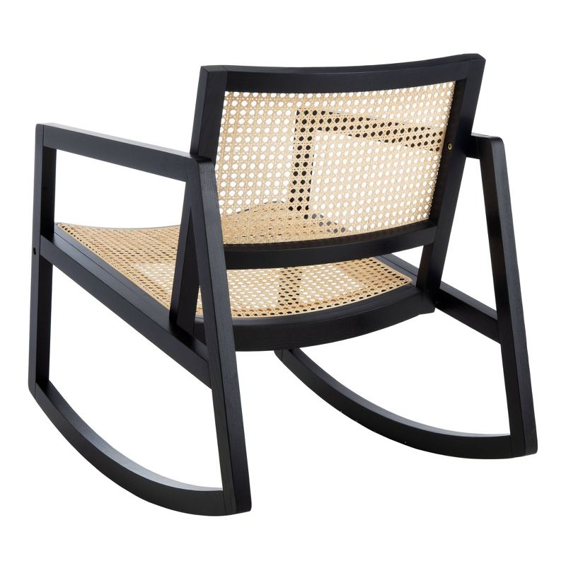 Wooden Rocking Chair Brown - Benzara