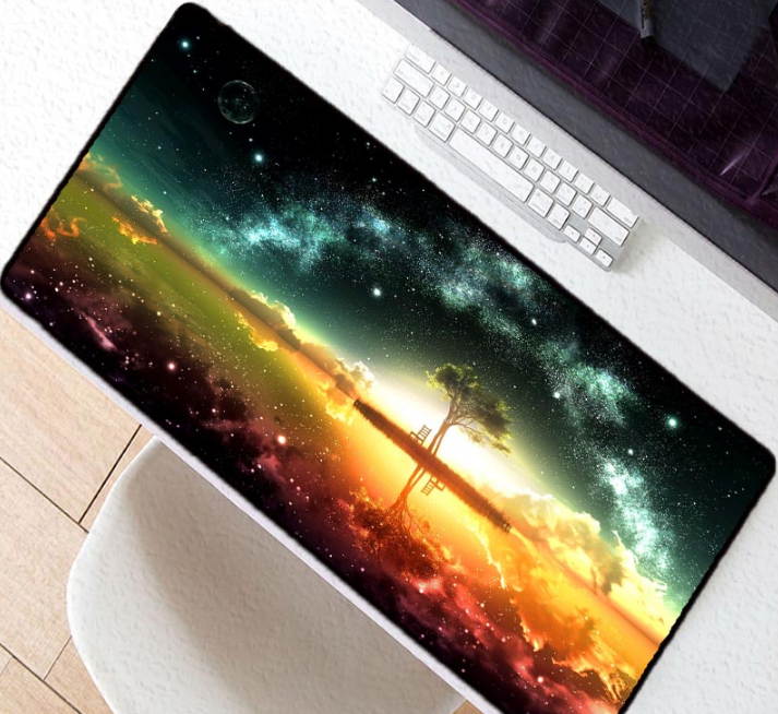 Island Scenery 600x300 900x400 Large Gaming Mousepad Black Mouse Pad Lock Edge Laptop Pc Game Gamer Computer Accessory