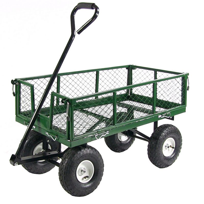 Gorilla Carts Steel Utility Garden Cart with Removable Sides Capacity