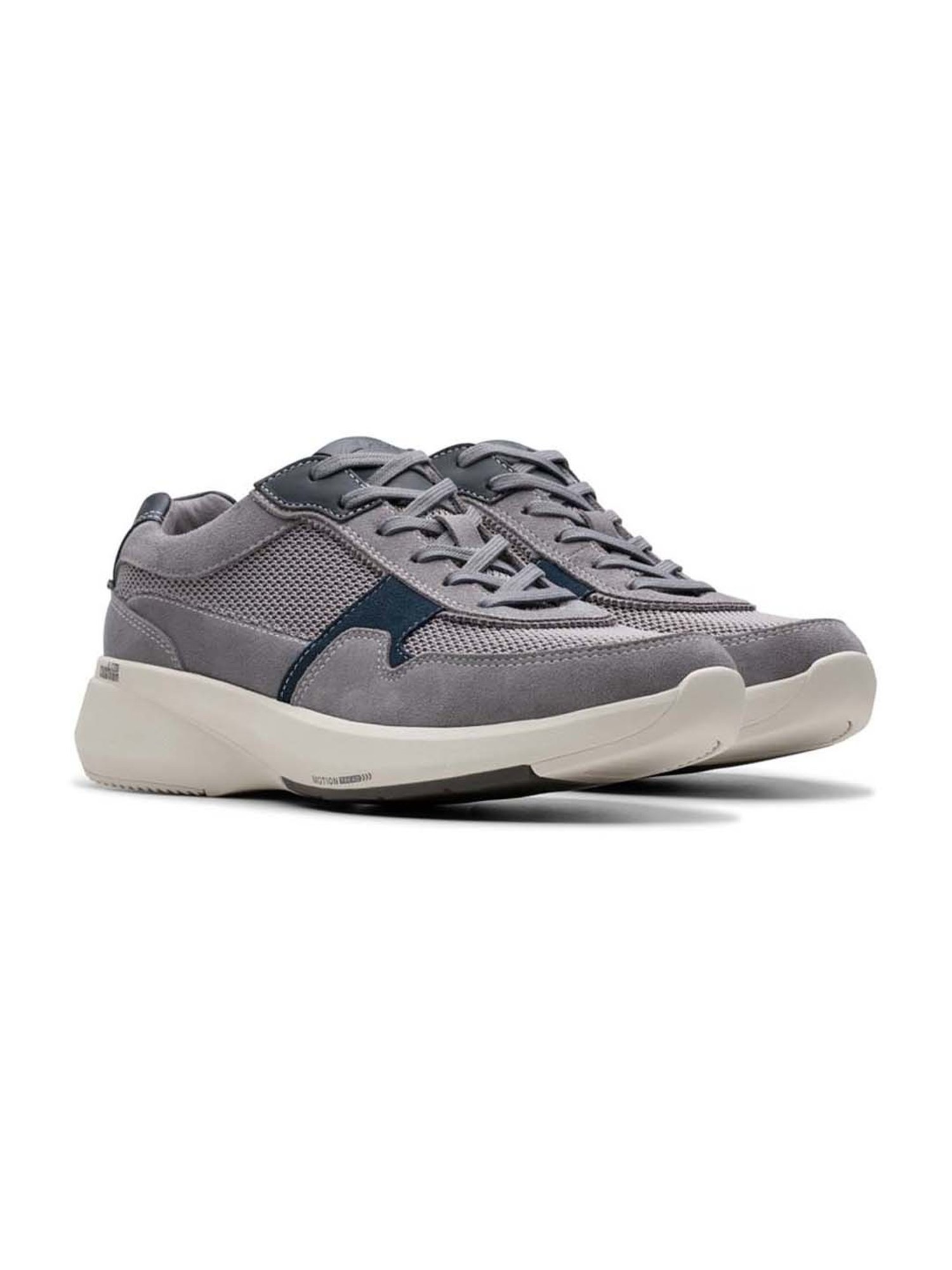 Clarks Men's Lehman Race Grey Running Shoes