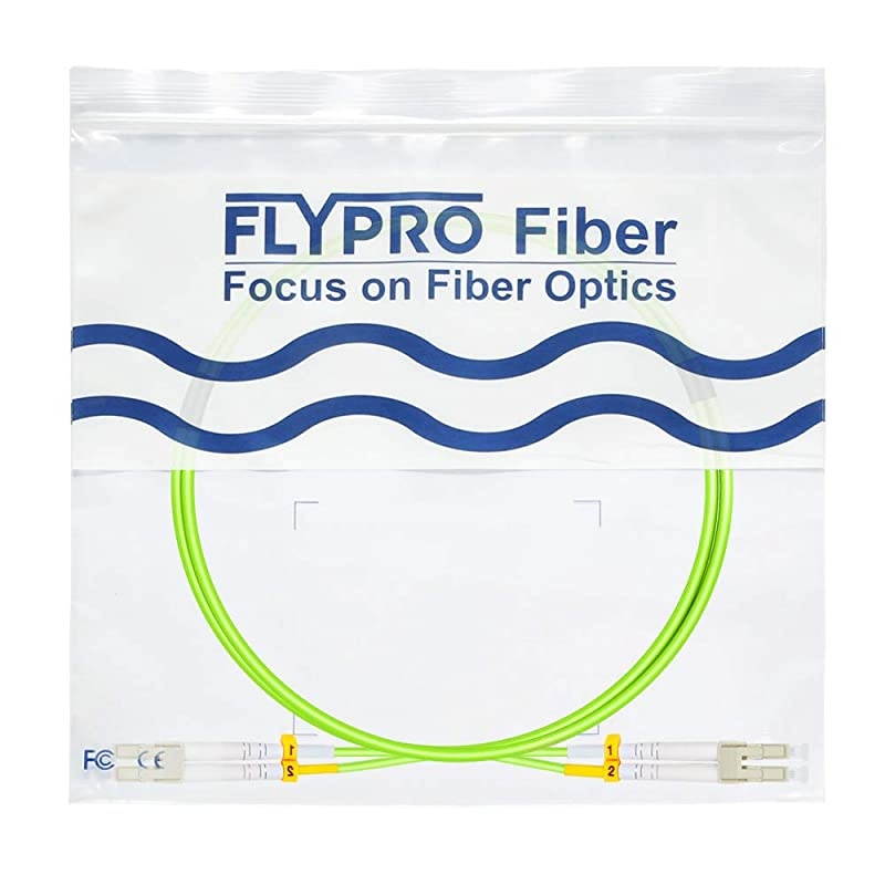 1M OM5 LC to LC Fiber Patch Cable 40GB100GB Duplex LCLC 50125um Multimode Fiber Optic Cable Cord LSZH 1Meter3ft