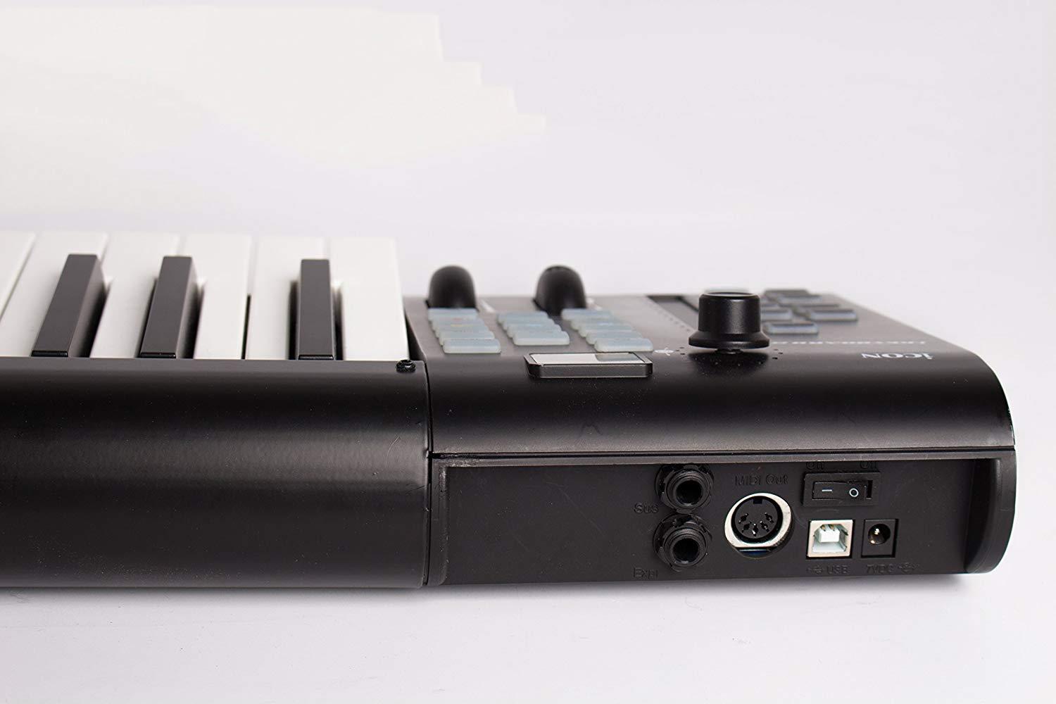 Icon ICOK-IKEYBOARD3X iKeyboard 3X - 25-Key MIDI keyboard semi-weighted keys with single channel DAW controller