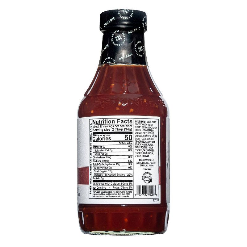 Kinder's Organic Spicy Roasted Garlic BBQ Sauce - 20oz