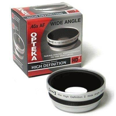 Opteka 0.45x Wide Angle & 2.2x Telephoto HD2 Pro Lens Set for 55mm Camera Lenses -