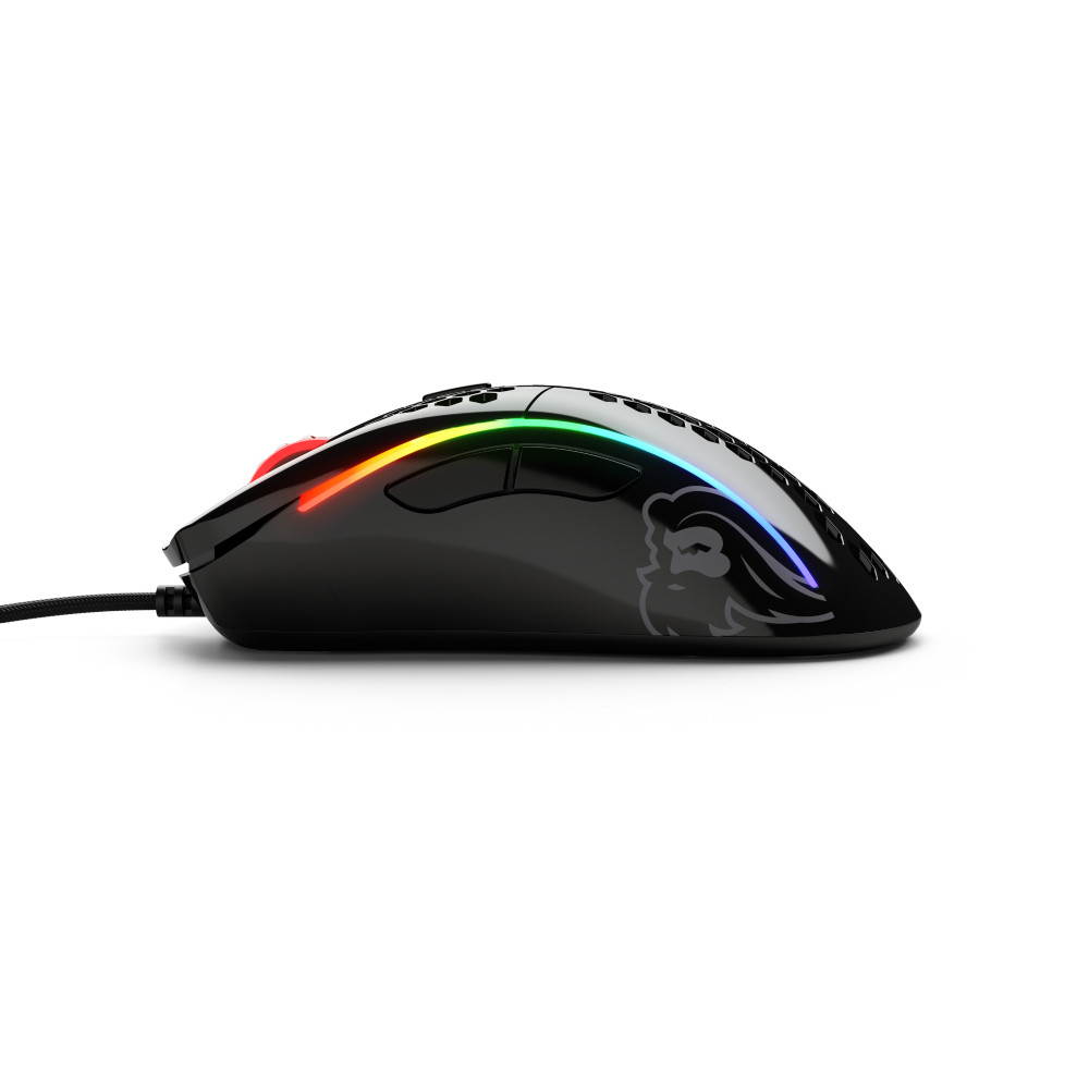 Glorious Model D Matte White Wired Gaming Mouse