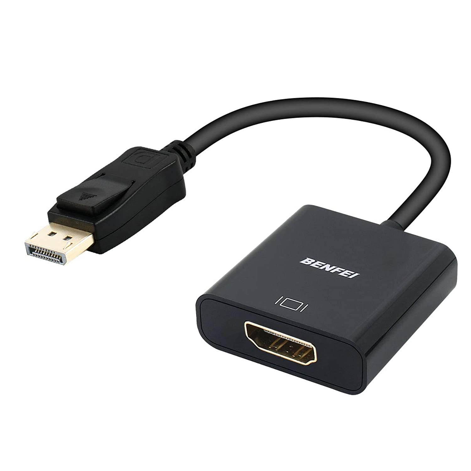 BENFEI Active DisplayPort to HDMI 4K Adapter, DP to HDMI Ultra HD Converter Male to Female Gold-Plated Cord Supporting Eyefinity
