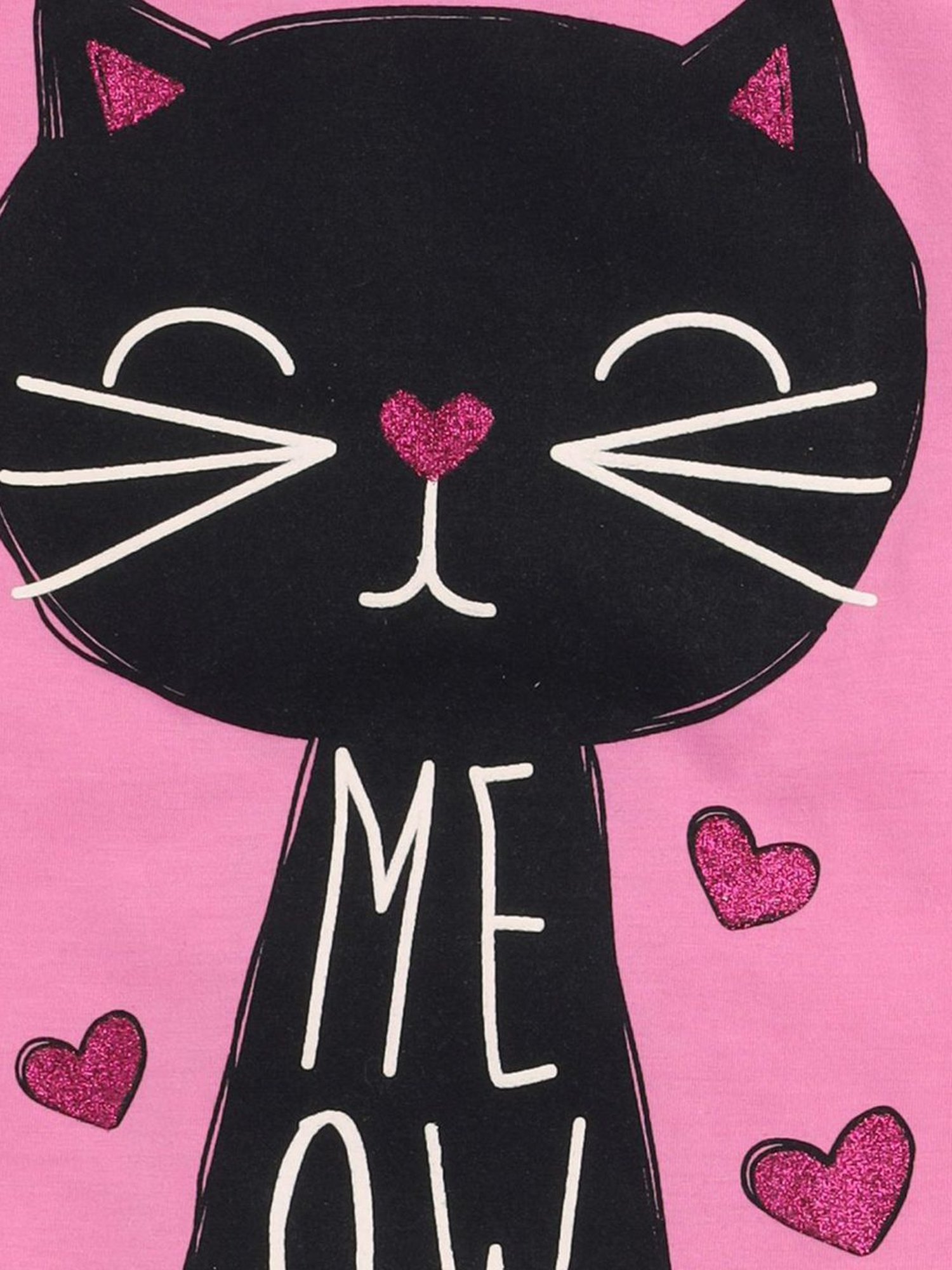 Lazy Shark Kids Pink Printed T-Shirt & Shorts