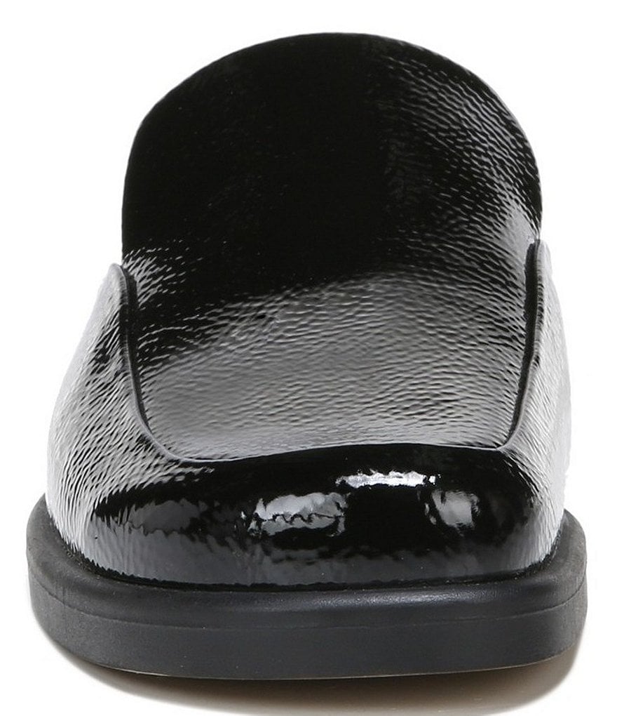 Franco Sarto Boccaslide Crinkle Patent Mules