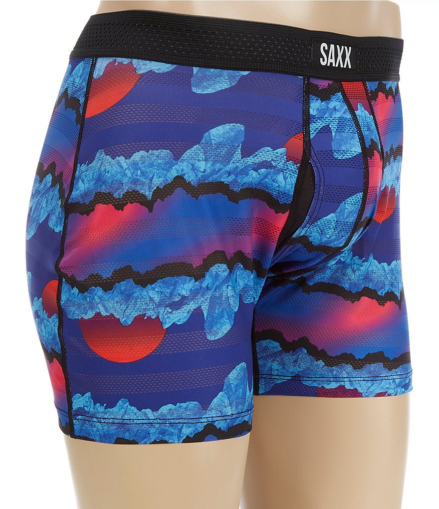 Saxx Hot Shot Iceberg Stripe Boxer Briefs