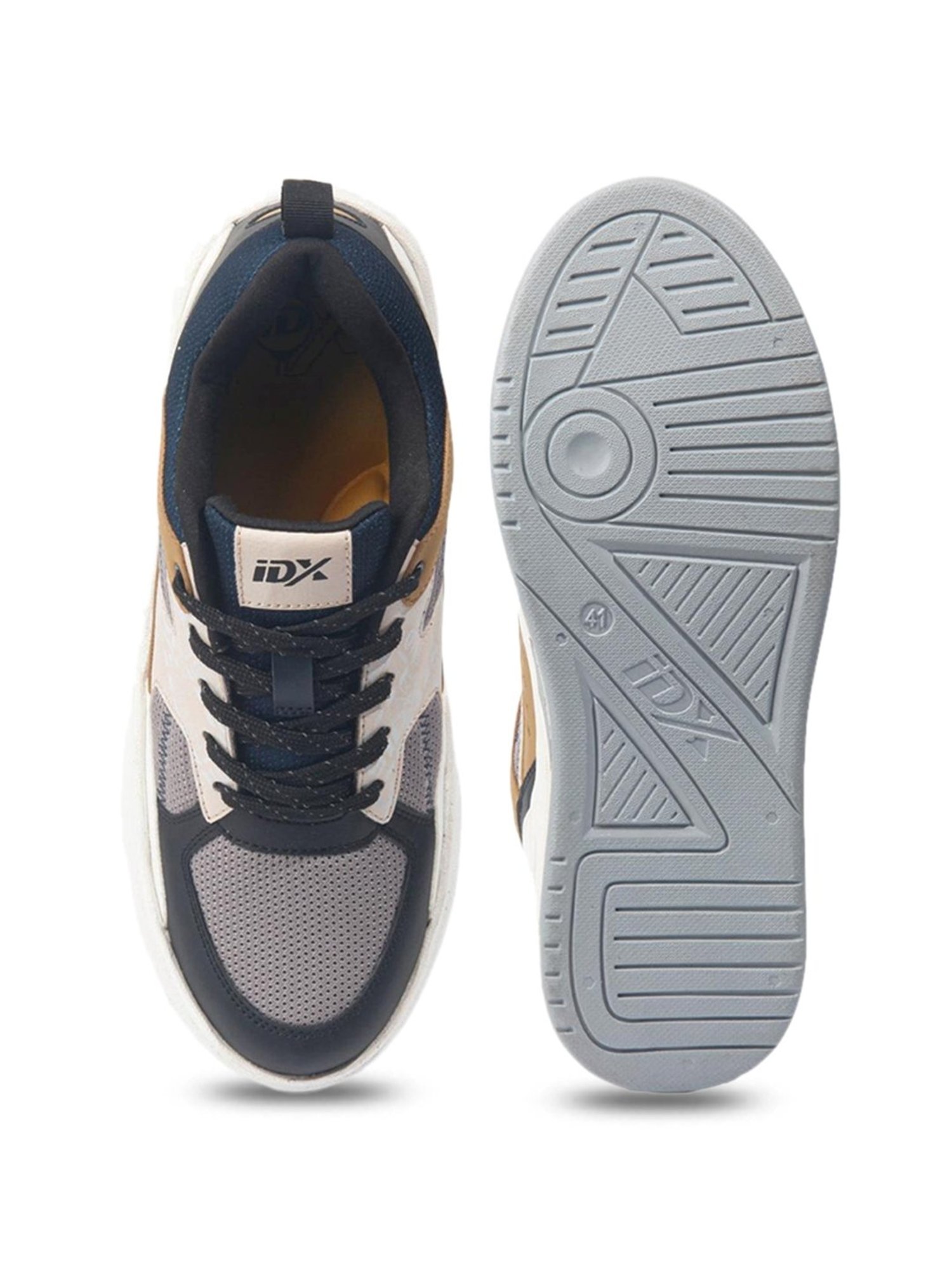 ID Men's Grey Casual Sneakers