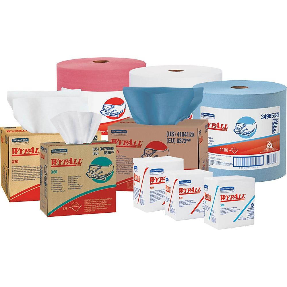 WypAll* X60 Wipers Nylon 9 1/8 x 16 7/8 126/Box 10 Boxes/Carton 34790CT