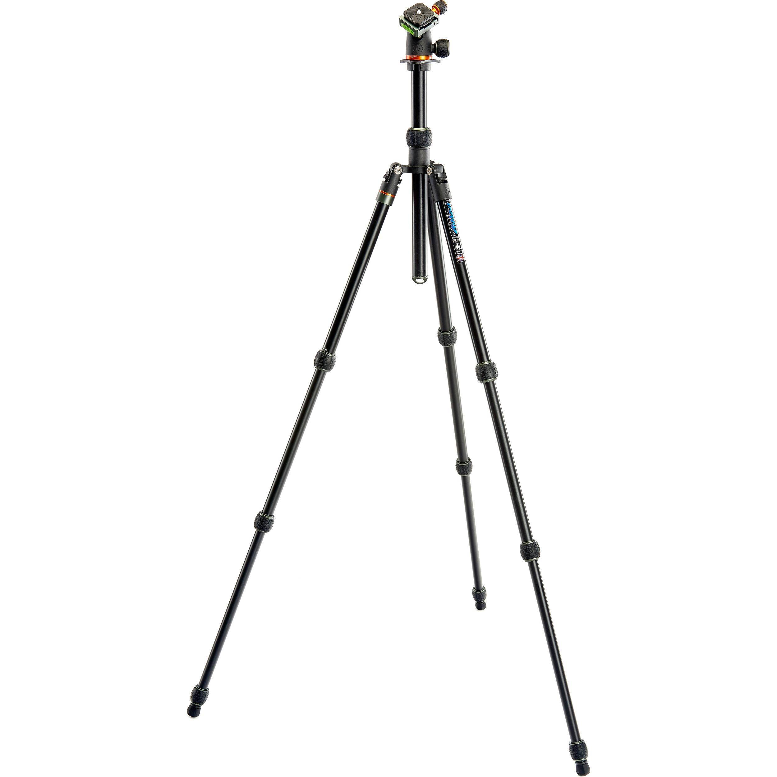3 Legged Thing Travis Black Aluminum 4-Section Tripod with AirHed Neo Ballhead