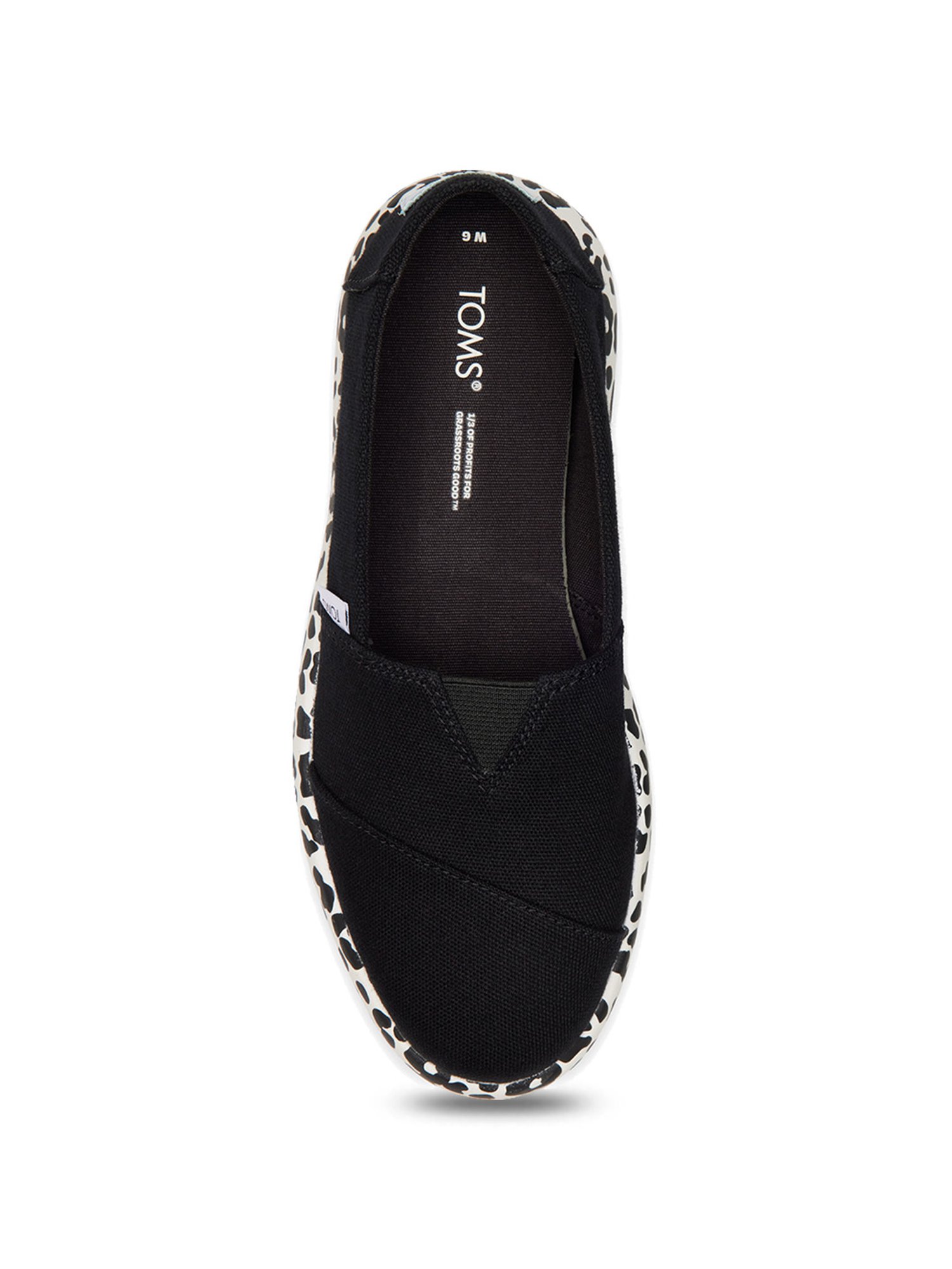 TOMS Women's Alpargata Mallow Black Casual Shoes