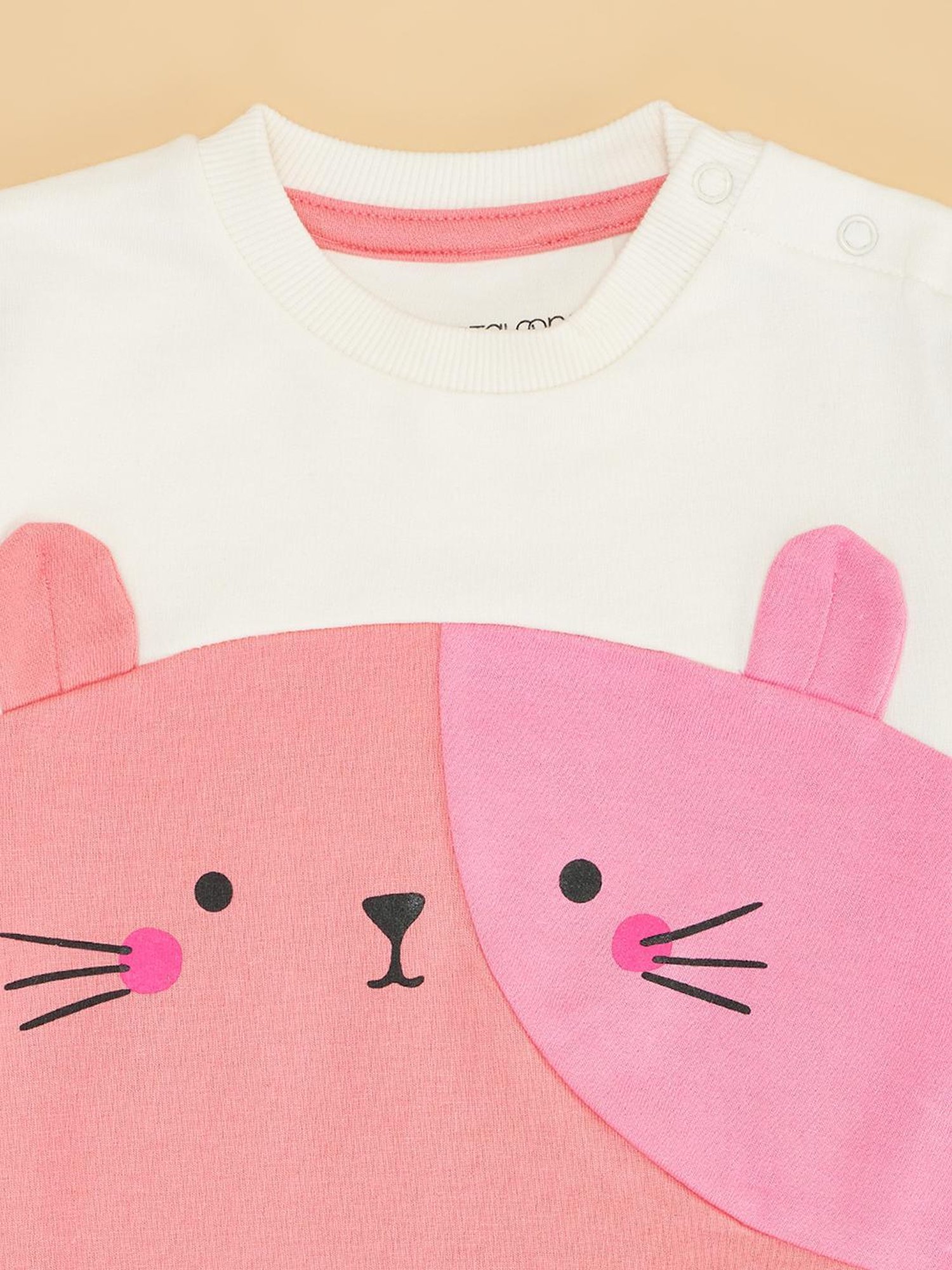 Pantaloons Baby Pink Sweatshirt