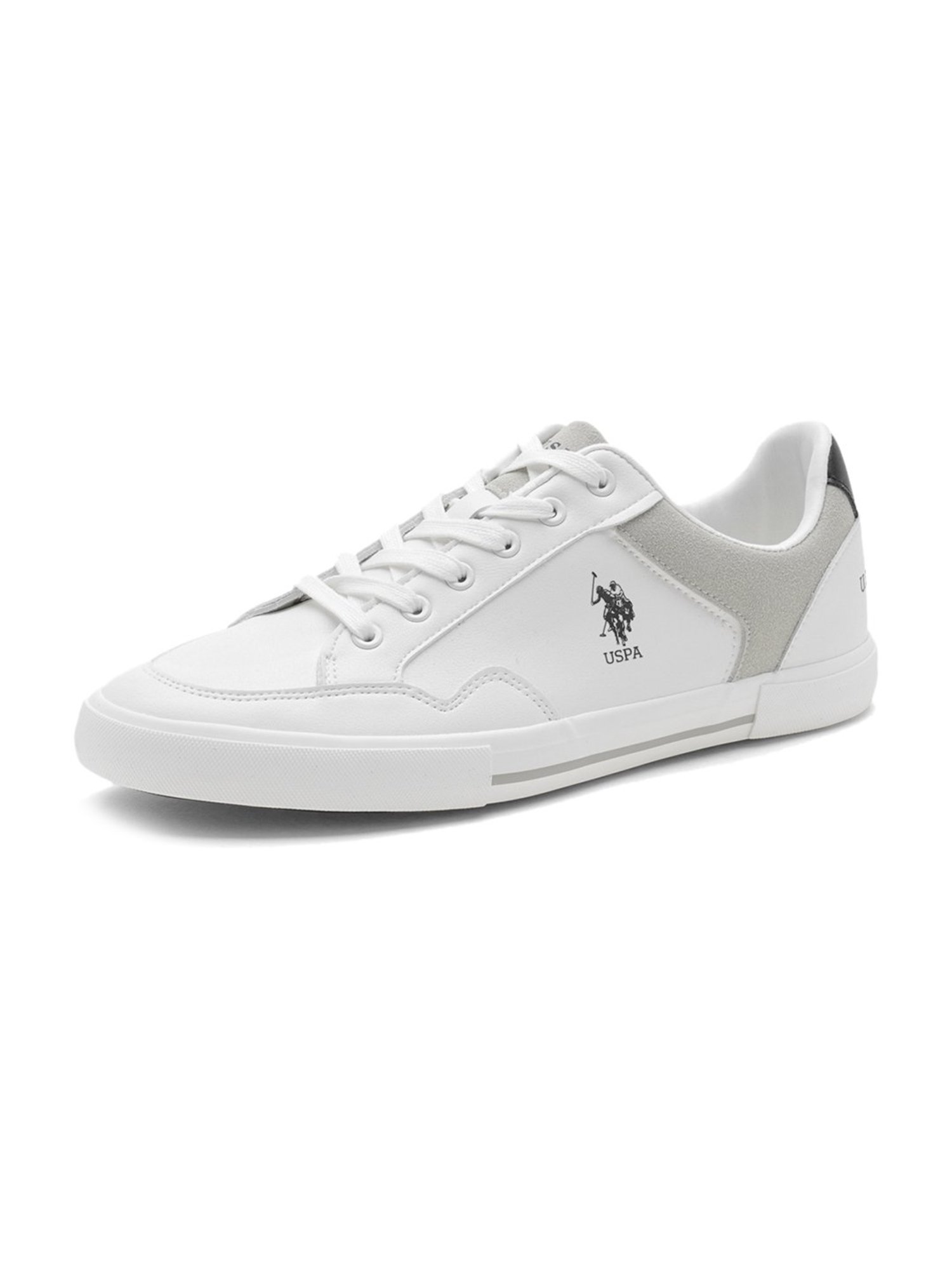 U.S. Polo Assn. Men's White Casual Sneakers