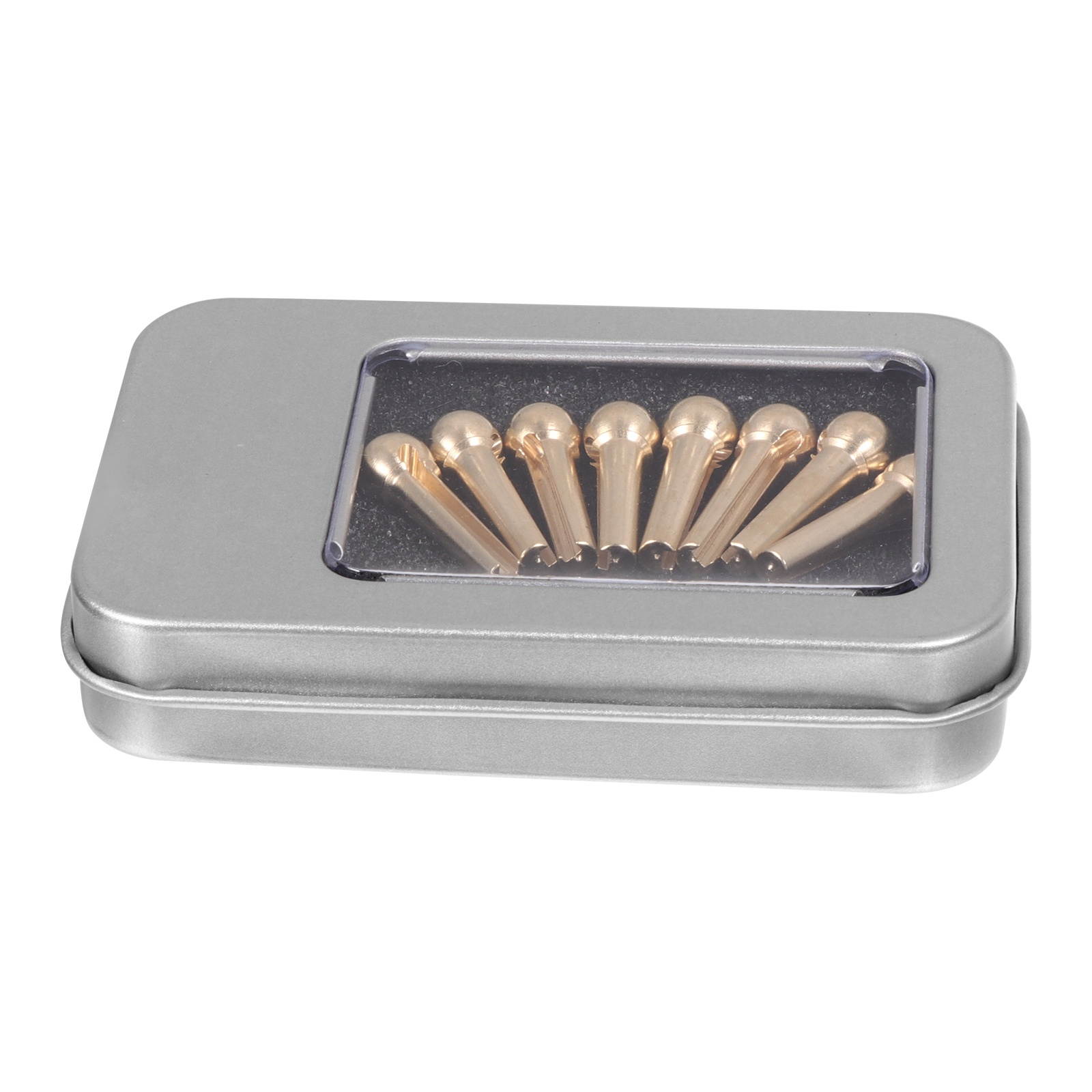 8pcs Copper Guitar Pin Brass String Studs Guitar Accessories (Mixed Color)