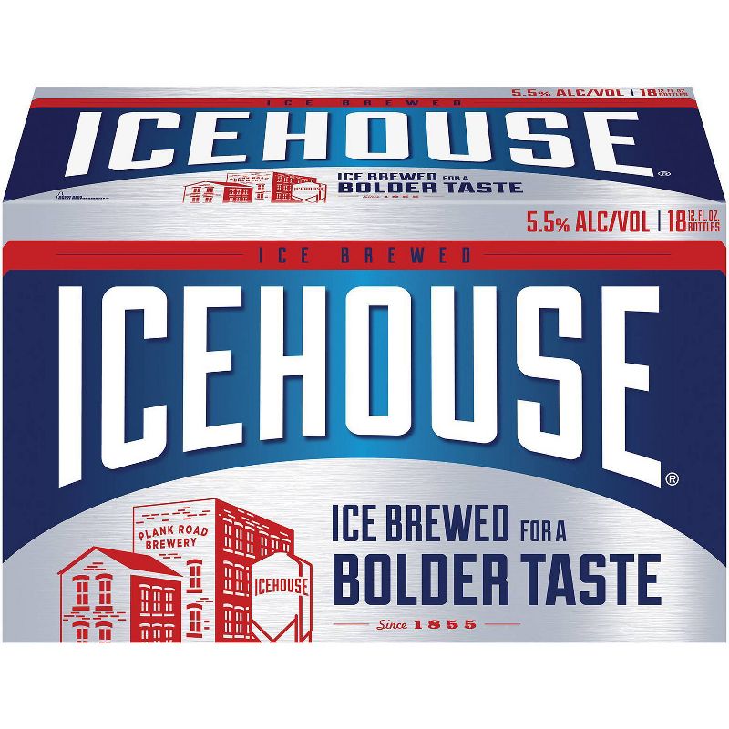 Icehouse Ice Lager Beer - 18pk/12 fl oz Bottles