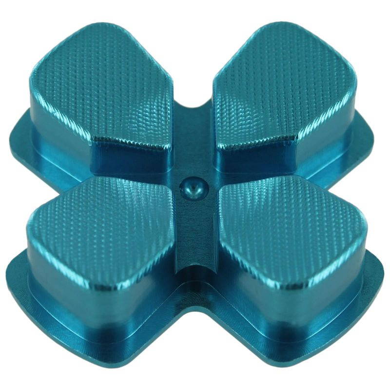 ZedLabz aluminium alloy metal directional d pad arrow button for Sony PS4 controllers - blue