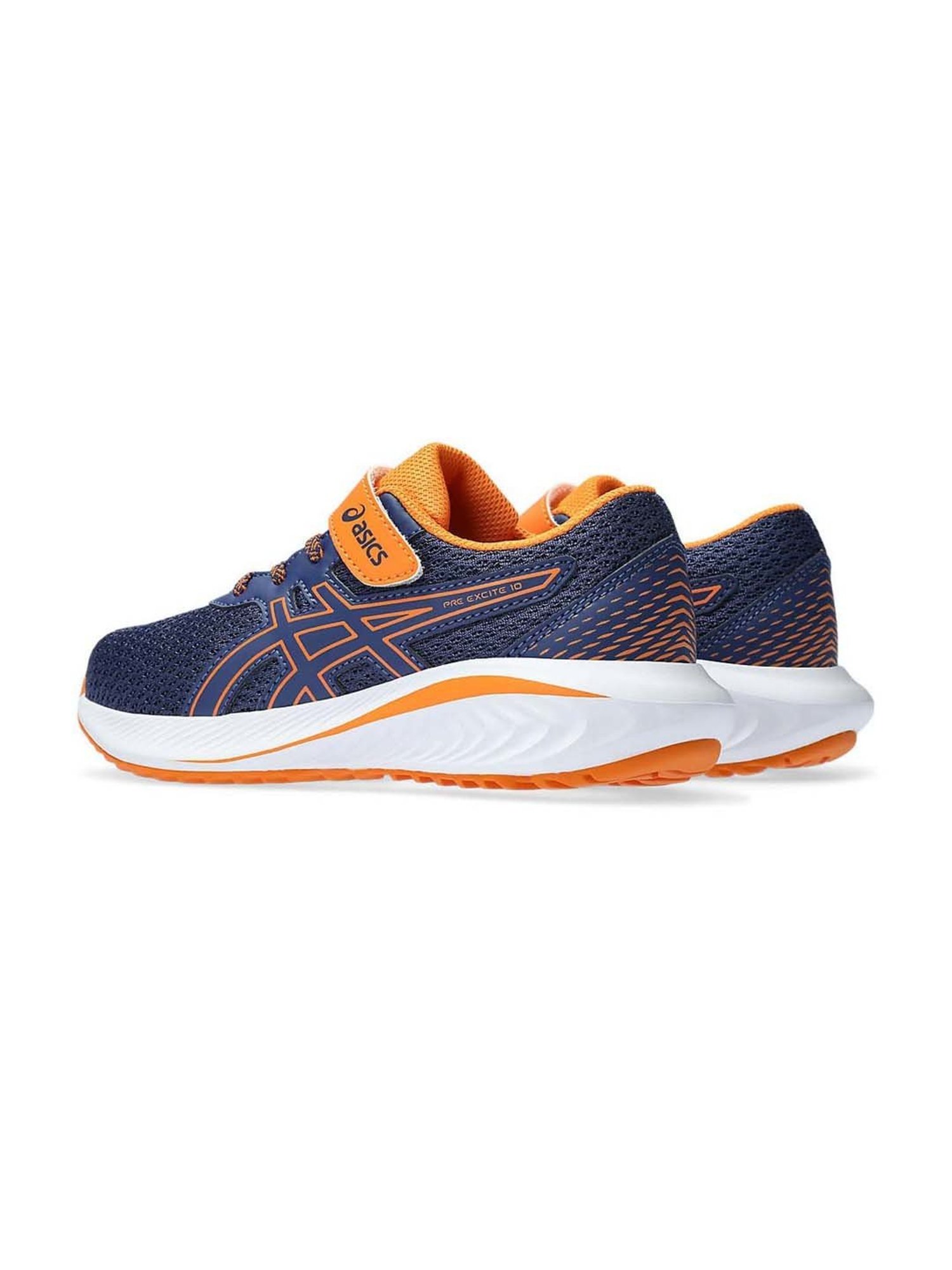 Asics Kids PRE EXCITE 10 PS Ocean Blue & Orange Running Shoes